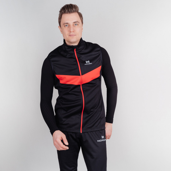 Жилет разминочный Nordski BASE Black/Red