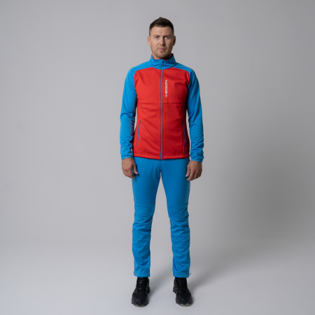 Разминочная куртка Nordski Premium red/blue