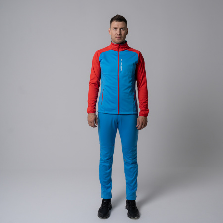 Разминочная куртка Nordski Premium blue/red