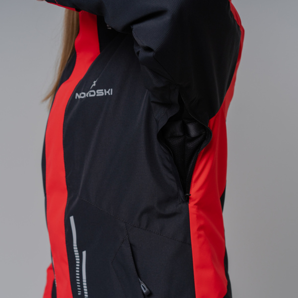 Горнолыжная куртка NORDSKI Jr.Extreme black/red Q