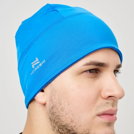 Тренировочная шапка Nordski Warm Light Blue
