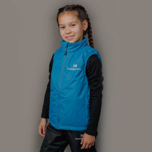 Жилет утепленный Nordski Jr.Motion Marine/18