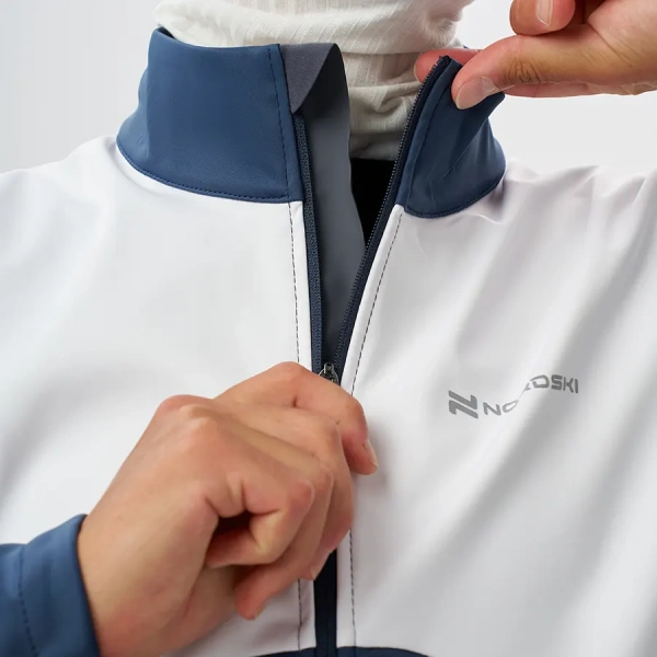 Тренировочная куртка Nordski Pro 2.0 White/Blue/Black