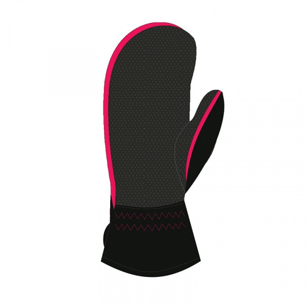 Варежки Nordski Arctic Black/Raspberry Membrane W