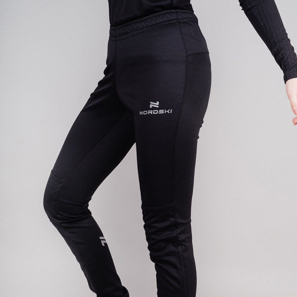 Разминочные брюки NORDSKI Base black W