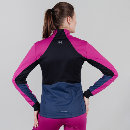 Тренировочная куртка Nordski Pro Fuchsia/ Blue W
