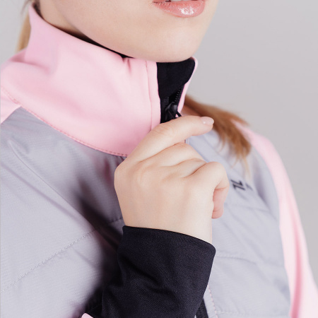 Куртка Nordski Hybrid Candy Pink/Grey W
