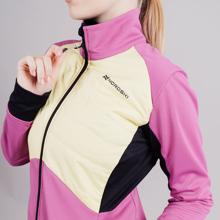 Куртка Nordski Hybrid Fuchsia/Yellow W