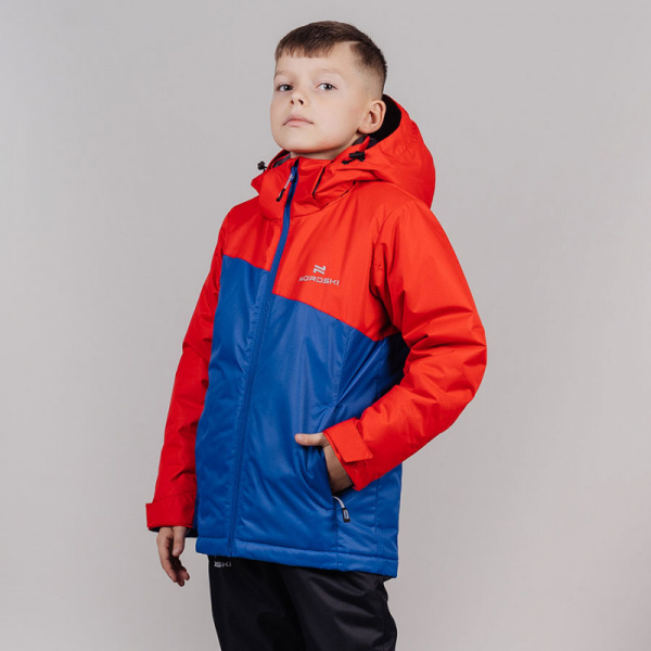 Утепленная куртка Nordski Kids Active True Blue/Red