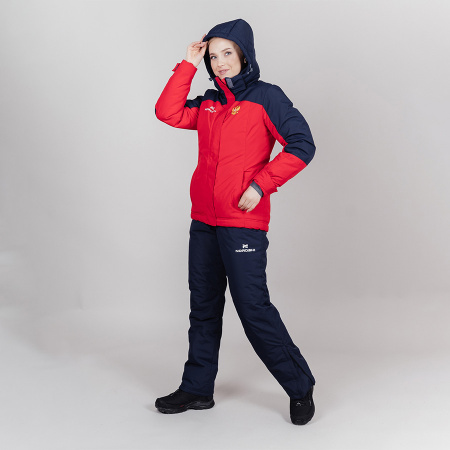 Утепленная куртка NORDSKI Mount red/dark blue W