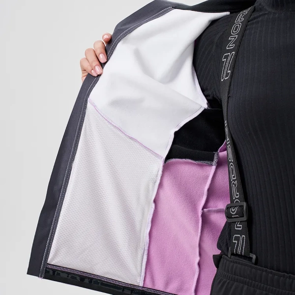 Тренировочная куртка Nordski Advance White/Orchid/Black W