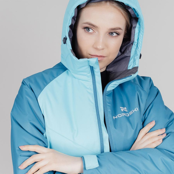 Утепленный костюм Nordski Premium-Sport aquamarine/blue W