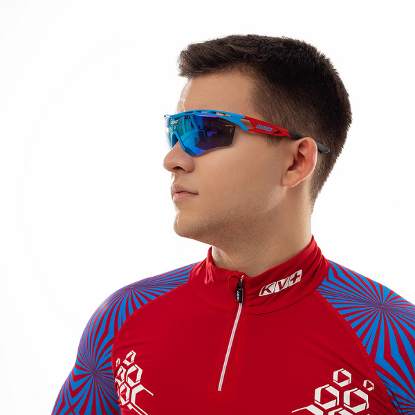 Очки KV+ SPRINT Glasses blue/red 2 lens