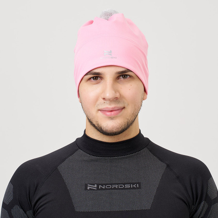 Тренировочная шапка Nordski Train Candy Pink