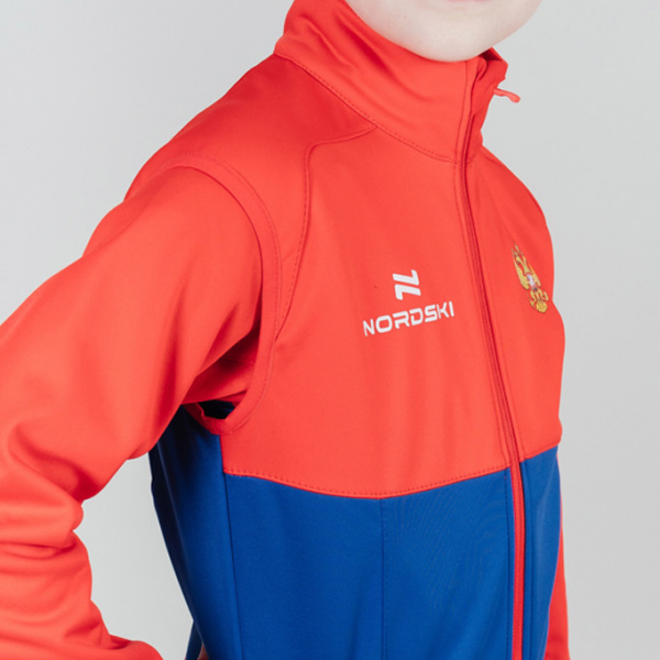 Жилет разминочный NORDSKI Jr.Premium patriot