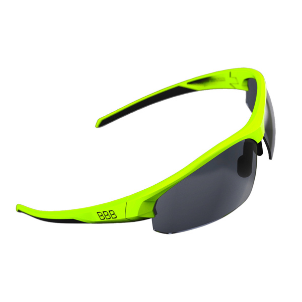 Очки солнцезащитные BBB 2020 Impulse Matt Neon Yellow/Smoke MLC + Yellow + Clear (б/р)