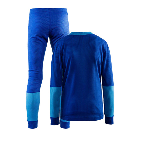 Комплект термобелья CRAFT BASELAYER JR. BLUE