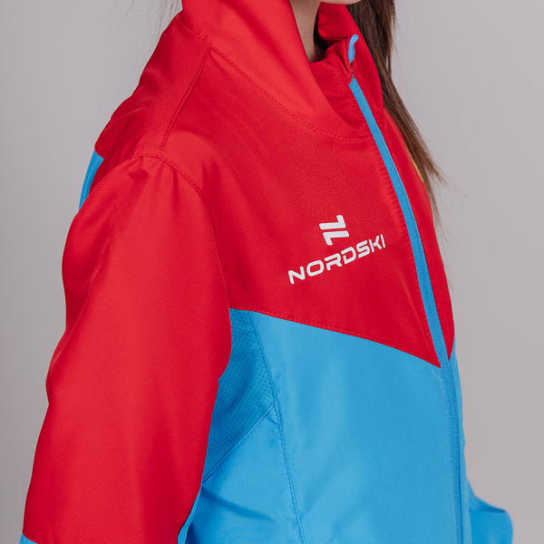 Ветровка Nordski Jr. Sport Red/Blue Q