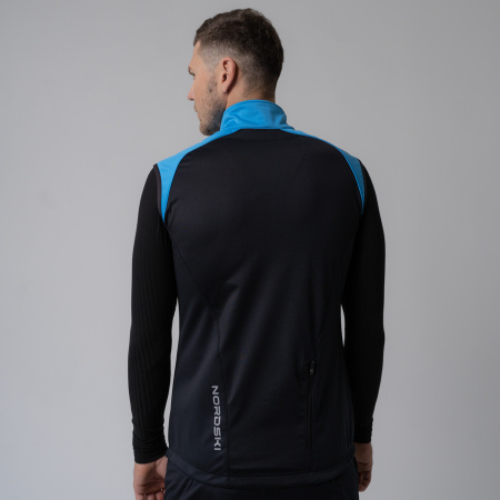 Жилет разминочный Nordski Premium Light Blue/Black