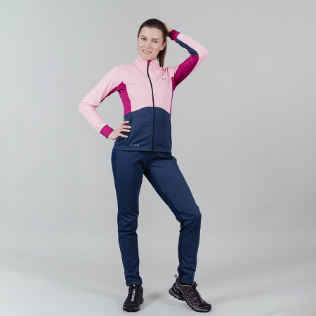 Тренировочная куртка Nordski Pro Candy Pink/Blue W
