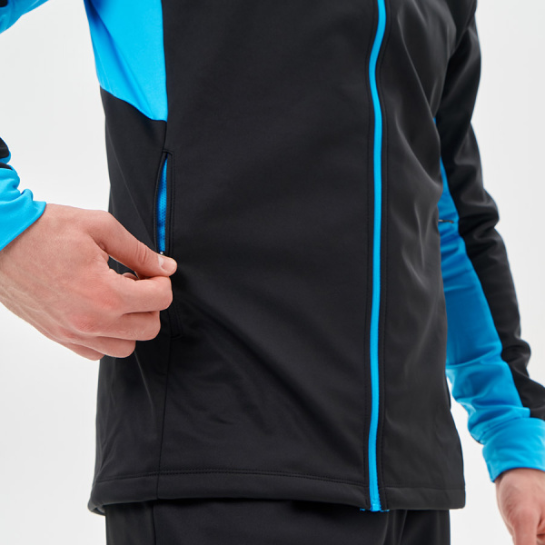 Жилет тренировочный Nordski Core Black/Light Blue