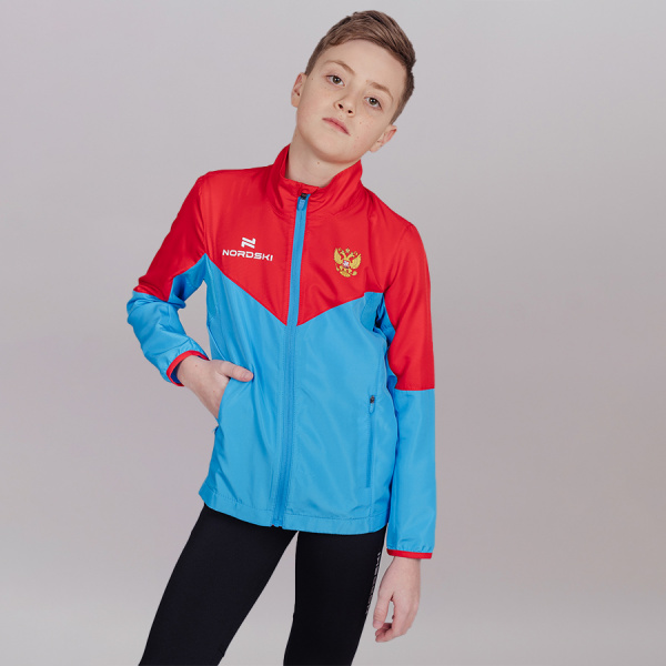 Ветровка Nordski Jr. Sport Red/Blue