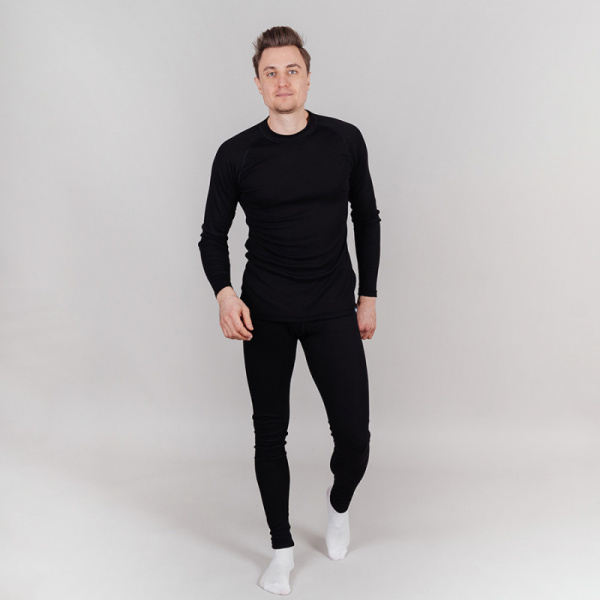 Комплект мужского термобелья NORDSKI WARM BLACK