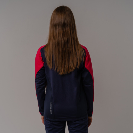 Разминочная куртка Nordski Jr.Premium Pink/Blueberry