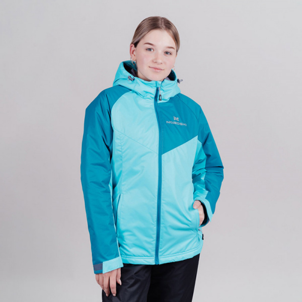 Утепленная куртка Nordski Kids Premium-Sport Aguamarine/Blue