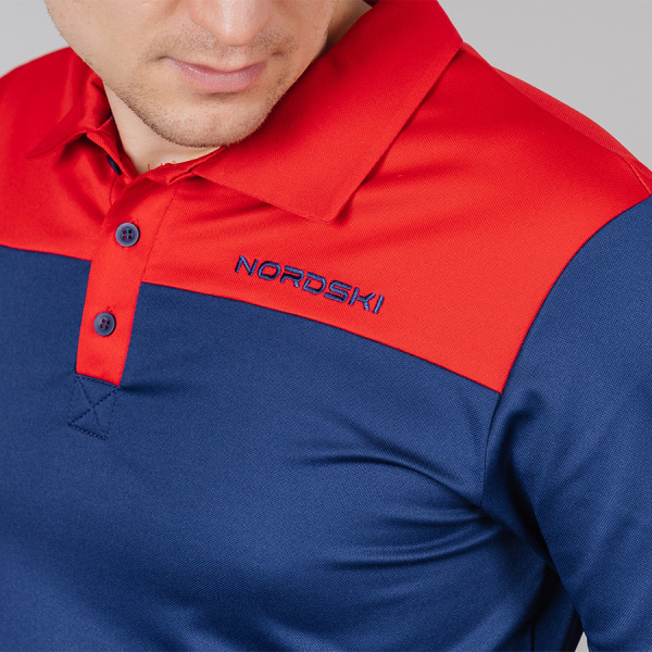Поло Nordski Blue/Red