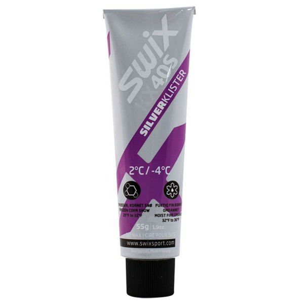 Мазь Swix Klister KX40S Violet Silver, 55 g