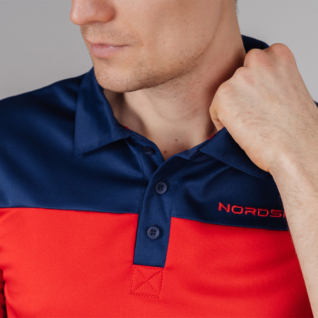 Поло Nordski Red/Blue