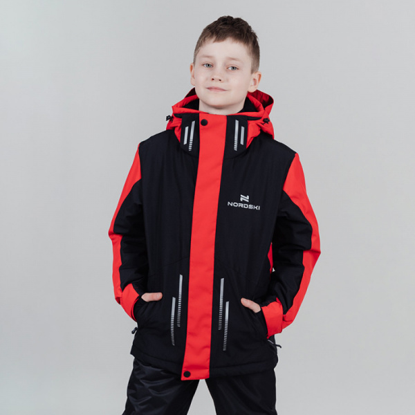 Горнолыжная куртка Nordski Jr.Extreme  Black/Red