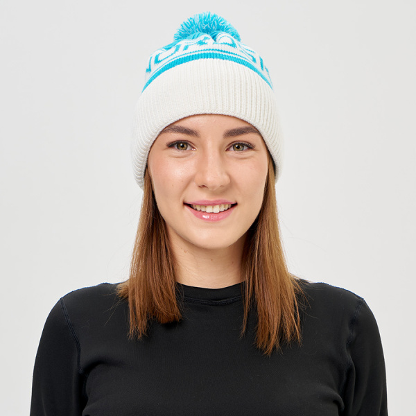 Шапка Nordski Blizzard Aquamarine/White
