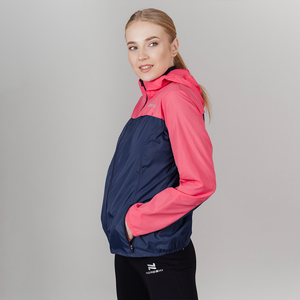 Ветровка Nordski Rain Coral/Navy W