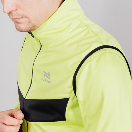 Жилет разминочный Nordski BASE Lime/Black