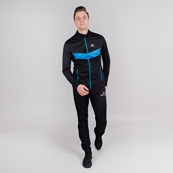 Разминочный костюм Nordski Base Black/Blue