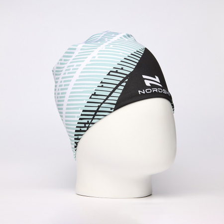Гоночная шапка Nordski Jr. Heat Black/Ice Mint