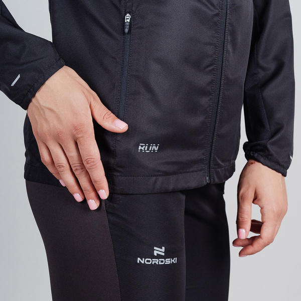 Ветровка Nordski Run Total Black W