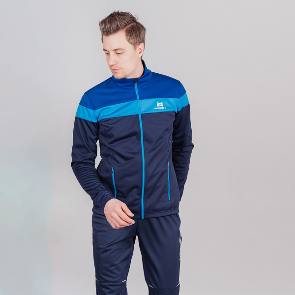 Разминочный костюм Nordski Drive blueberry/blue