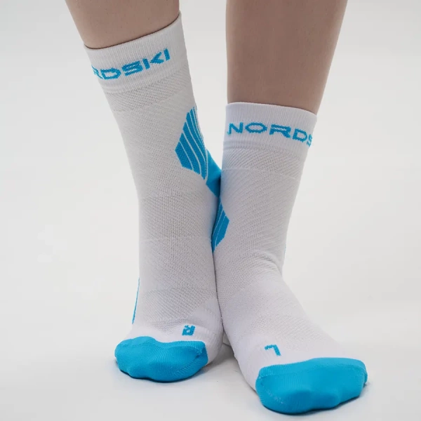 Носки Nordski Run All year White/Light Blue