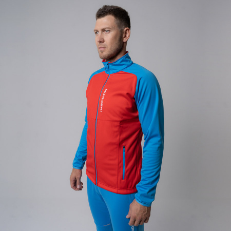 Разминочная куртка Nordski Premium red/blue