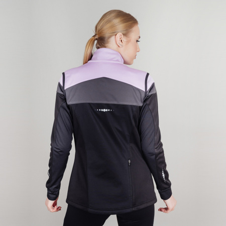 Жилет разминочный Nordski Drive Black/Orchid W