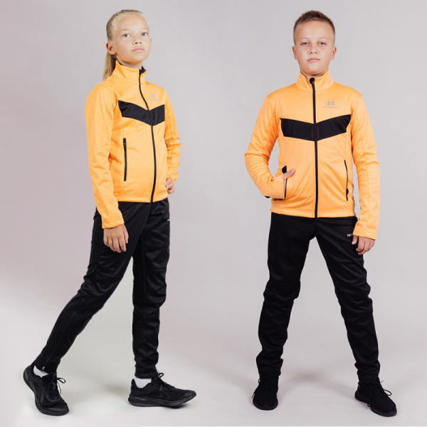 Разминочный костюм Nordski Jr.Base Orange/Black
