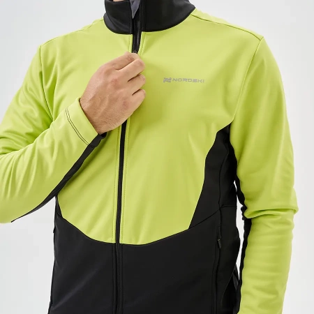 Тренировочная куртка Nordski Advance Lime/Black