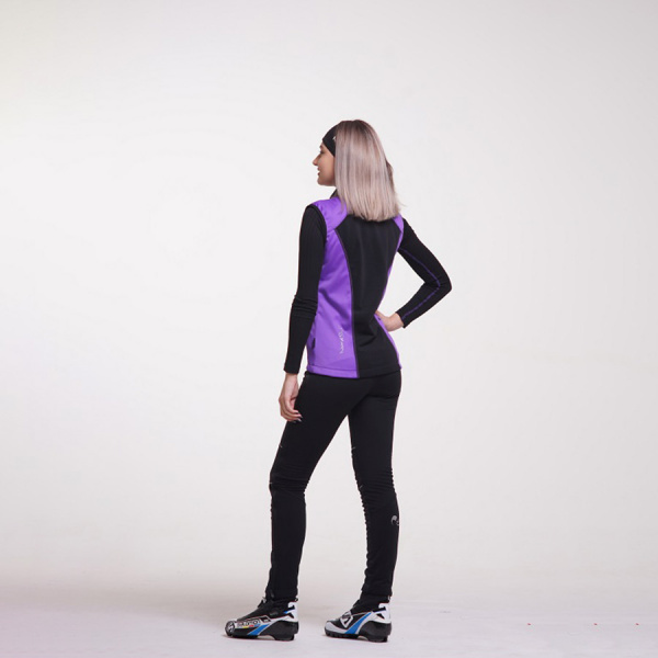 Жилет разминочный Nordski Jr.Premium Violet/Black/18