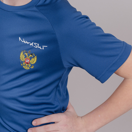 Футболка Nordski Jr.Sport Navy RUS