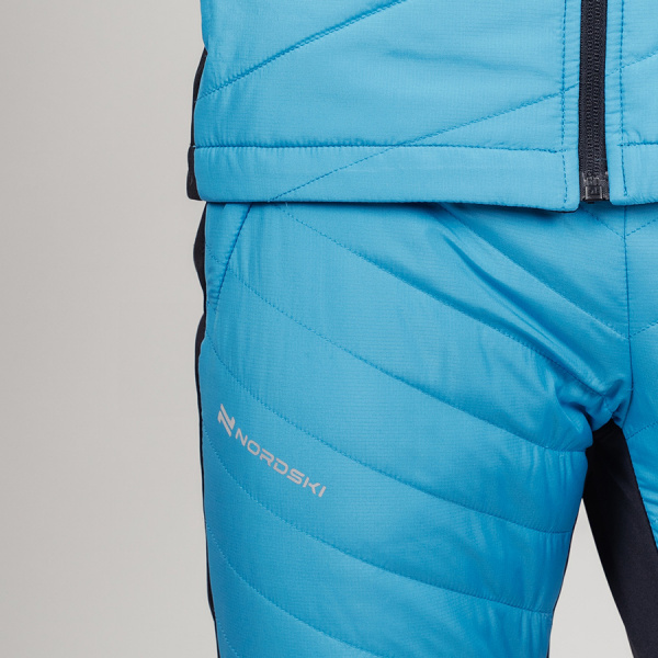 Брюки Nordski Hybrid Warm Light Blue/Black