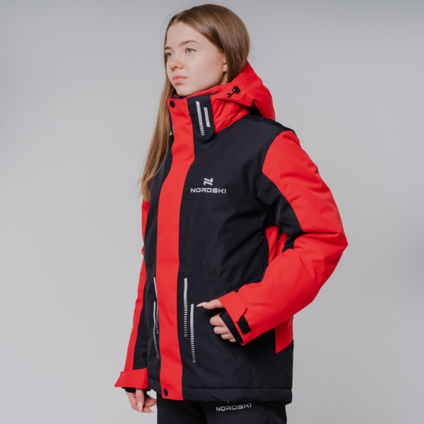 Горнолыжная куртка Nordski Jr.Extreme  Black/Red