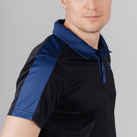 Поло Nordski Black/Blue